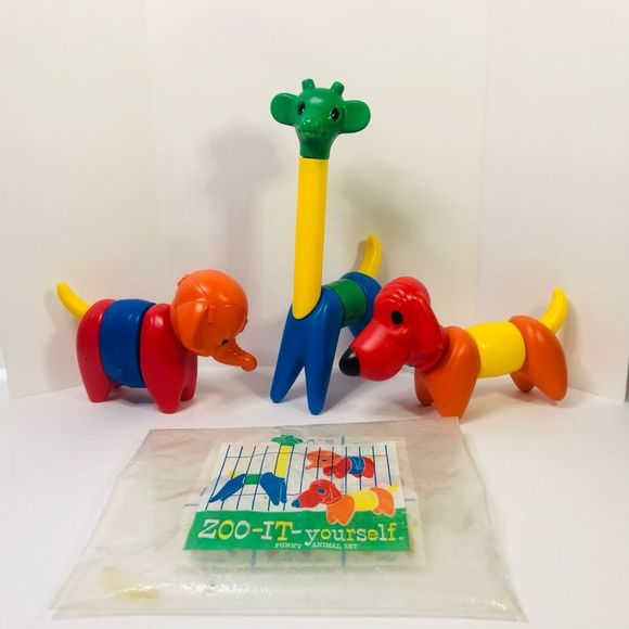 Tupperware Toys Tupperware Zoo It Yourself Animal Set 3 Animals
